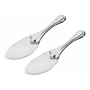 signoraware kitchen tools ssfood grade heavy gauge12 mm elite rice serverrice spoonserving spoon no5 for sevingcooking all types of ricekheerpuddingsubzibiryani size 28cm set2