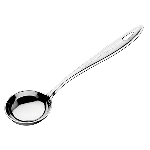 signoraware kitchen tools stainless steelfood grade heavy gauge11 mm classic ladlekarchimilk ladlesoup ladle no6 for sevingcookingpouring all types of graviesdalcurries size 302 cm