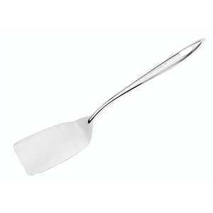 signoraware kitchen tools stainless steelfood grade heavy gauge13 mm plus plain turnerspatulacooking turner no5 for dosarotiomletteparanthaspavbhajibreads size 34 cm