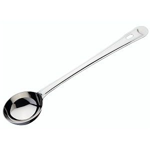 signoraware kitchen tools stainless steelfood grade heavy gauge12 mm elite deep ladlekarchimilk ladlesoup ladle no4 for sevingcookingpouring all types of graviesdalcurries size 285 cm