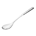 Signora Ware Kitchen Tools Stainless Steel(Food Grade) Heavy Gauge(1.8 Mm) Signature Slotted Spoon/Chamcha with Hollow Cast Heat Resistant Handle for Cooking/Straining (Size33.2Cm)
