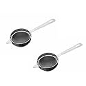 Signoraware Steelo Stainless Steel Tea &amp; Coffee Strainer/Chai chhalni | Smooth Edges | Comfortable Grip | Perfect for Variety of Straining Task in Your Kitchen (Dia 7cm | Set of 2 | Mix)