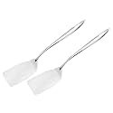Signora Ware Kitchen Tools Stainless Steel(Food Grade) Heavy Gauge(1.1 MM) Classic Plain Turner/Spatula/Cooking Turner No.5 for Dosa/Roti/Omlette/Paranthas/Pavbhaji/Breads (Size 30.2 Cm) Set/2