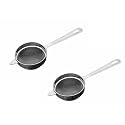 Signoraware Steelo Stainless Steel Tea &amp; Coffee Strainer/Chai chhalni | Smooth Edges | Comfortable Grip | Perfect for Variety of Straining Task in Your Kitchen (Dia 8cm | Set of 2 | Mix)