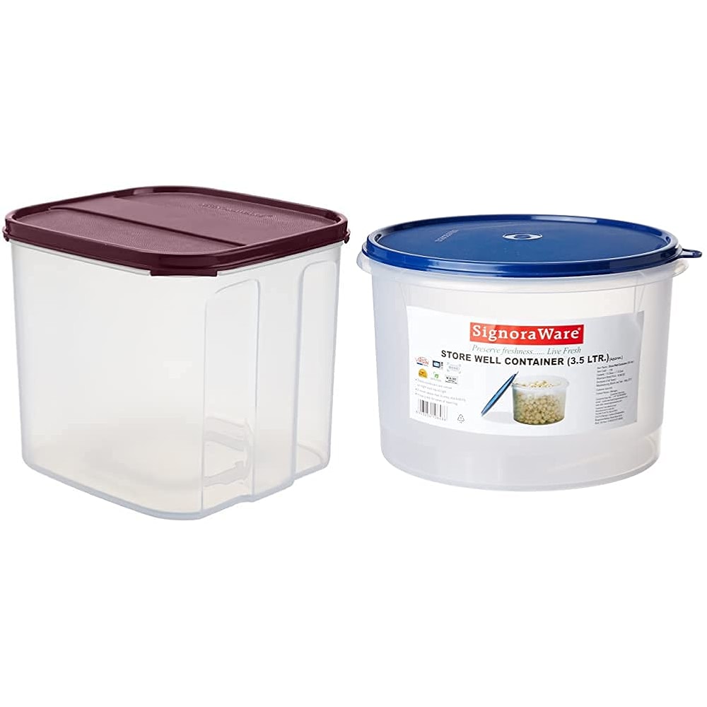 Signoraware Containers Signoraware Modular Multi Purpose Container, 4.5 litres, Maroon ...