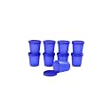 Signoraware Nano Round Medium Container Set, 90ml, Set of 9, Deep Violet