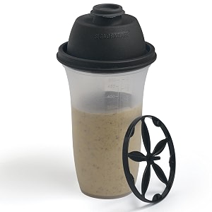 signoraware shake n shake bpa free plastic bottle 500ml  black