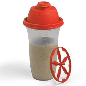 signoraware shake n shake bpa free plastic bottle 500ml  red