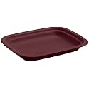 Signoraware Small Plastic Serving Tray, Maroon, 1 Piece