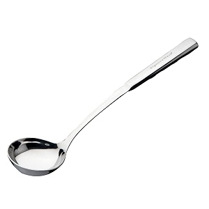 signora ware stainless steel ssfood gradeheavy gauge18 mmsignaturekarchimilk soup ladle with hollow cast heat resistant handle for sevingcooking all types of graviesdalcurriessize 332cm