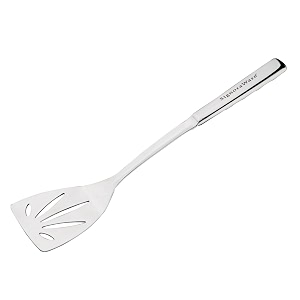 signoraware ssfood grade heavy gauge18 mm signature slotted turnerspatulacooking turner with hollow cast heat resistant handle for dosarotiomletteparanthaspavbhajibreads size 342 cm