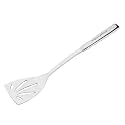 SignoraWare SS(Food Grade) Heavy Gauge(1.8 MM) Signature Slotted Turner/Spatula/Cooking Turner with Hollow Cast Heat Resistant Handle for Dosa/Roti/Omlette/Paranthas/PavBhaji/Breads (Size 34.2 cm)