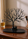 SIGNQ Deer Tree Shape Jewellery Stand with Durable Plastic Material for Hanging Jewellery Organizer