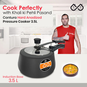 sigri-wala apple arc hard anodised pressure cooker 35 l induction bottom pressure cooker hard anodized