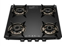 Sigri-wala Ebony Plain Sleek Glass Manual Gas