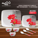 Sigri-wala Pack of 12 Melamin Dinner Set
