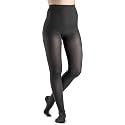 SIGVARIS Women’s Style Soft Opaque 840 Closed Toe Pantyhose 30-40mmHg - Graphite - Small Short