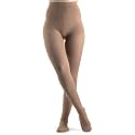 SIGVARIS Women’s Style Soft Opaque 840 Closed Toe Pantyhose 30-40mmHg - Medium Long - Nude