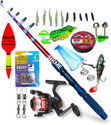 Sikme MasterCast Pro Precision: Elevating Angling Mastery with the Ultimate 7ft Fishing Rod and Reel Combo Set Red Fishing Rod