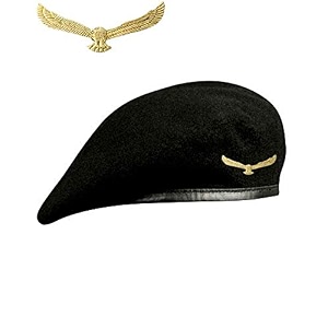 silak unisex french woolen beret cap - traditional army style classic european hat che guevara style