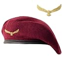 SILAK Unisex French Woolen Beret Cap - Traditional Army Style, Classic European Hat, Che Guevara Style