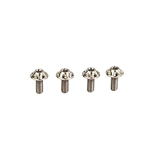 silca titanium water bottle cage screws  set of 4  custom wide button head t25
