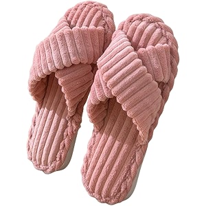 SILENCIO Slippers for Women House Bedroom Furry