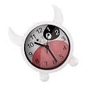 Cartoon Cow Alarm Clock for Bedroom Desk, Battery Powered Plastic
