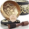 Silent Mind Tibetan Singing Bowl Set – Easy to Play & Beginner Friendly Meditation Bowl with Cushion, Mallet & Case | Stress Relief & Mindfulness | Gift-Ready