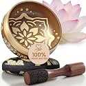 Silent Mind Tibetan Singing Bowl Set – Easy to Play & Beginner Friendly Meditation Bowl with Cushion & Mallet | Stress Relief & Mindfulness | Gift-Ready