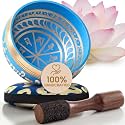 Silent Mind Tibetan Singing Bowl Set – Easy to Play & Beginner Friendly Meditation Bowl with Cushion & Mallet | Stress Relief & Mindfulness | Gift-Ready