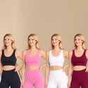 SILEVO Breathe-Ease Ultra-Soft Training Bra Women Sports