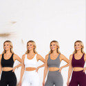 SILEVO Womens Fitness Active Bra Soft Breathable