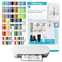 Silhouette America Portrait 4 Vinyl Cutting Machine, Deluxe Bundle - 9” Vinyl Cutter with PixScan, Business Edition Software, 12 Sheets of HTV, 24 Sheets of Oracal, and Tool Kit for Crafters