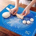 1pc Food-Grade Non-Stick Silicone Baking Mat with Precision Scales Foldable & Durable for Home Baking, Pizza Dough, Camping, Kitchen Use Reusable, Easy Cleanup, Perfect Baking Mat Non Stick