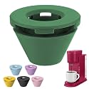 Silicone Anti-Leak Coffee Spout for Keurig K-Mini &amp; Express - Splash-Proof Accessory, No Mess Drip-Free Design, Easy to Clean &amp; Reusable (Green)