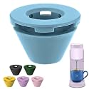 Silicone Anti-Leak Coffee Spout for Keurig K-Mini & Express - Splash-Proof Accessory, No Mess Drip-Free Design, Easy to Clean & Reusable (Fits K-Mini Series)(blue)