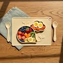 Silicone Baby Meal Plate Set with Spoon