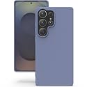 YATWIN Silicone Back Case for Samsung Galaxy S25 Ultra, Soft-Touch Phone Back Cover for Samsung Galaxy S25 Ultra - Lavender Grey