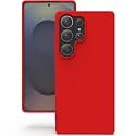 YATWIN Silicone Back Case for Samsung Galaxy S25 Ultra, Soft-Touch Phone Back Cover for Samsung Galaxy S25 Ultra - Red