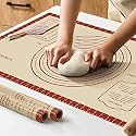 DANIA &amp; DEAN 26"x16" Large Durable Silicone Baking Mat for Pastry and Bread