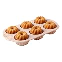 Silicone Baking Mold, Non Stick Seashell Pan, Perfect for Cupcakes Muffins Chocolate Cookie Desserts, Flexible Silicone Mold for Ice Soap Candies, Home Kitchen Party Holiday Baking and Cooking Use