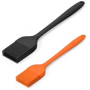 sheknows food grade dishwasher safe silicone basting pastry brush spread oil butter sauce marinades for bbq grill
