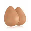 Silicone Breast Forms 1 Pairs Fake Boobs for Mastectomy Prosthetic
