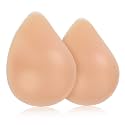 Silicone Breast Forms 1 Pairs Fake Boobs for Mastectomy Prosthetic