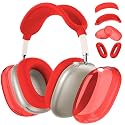 Silicone Case Cover for AirPods Max 2/ AirPods Max Headphones (Red)