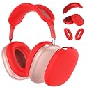 Silicone Case Cover for AirPods Max 2 / AirPods Max Headphones (Red)