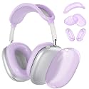 Silicone Case Cover for AirPods Max 2 / AirPod Max Headphones(Foggy Purple)