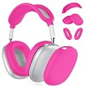 Silicone Case Cover for AirPods Max 2 / AirPods Max Headphones (Hot Pink)