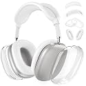 Silicone Case Cover for AirPods Max 2/ AirPods Max Headphones (White)